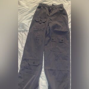 Grey cargo pants